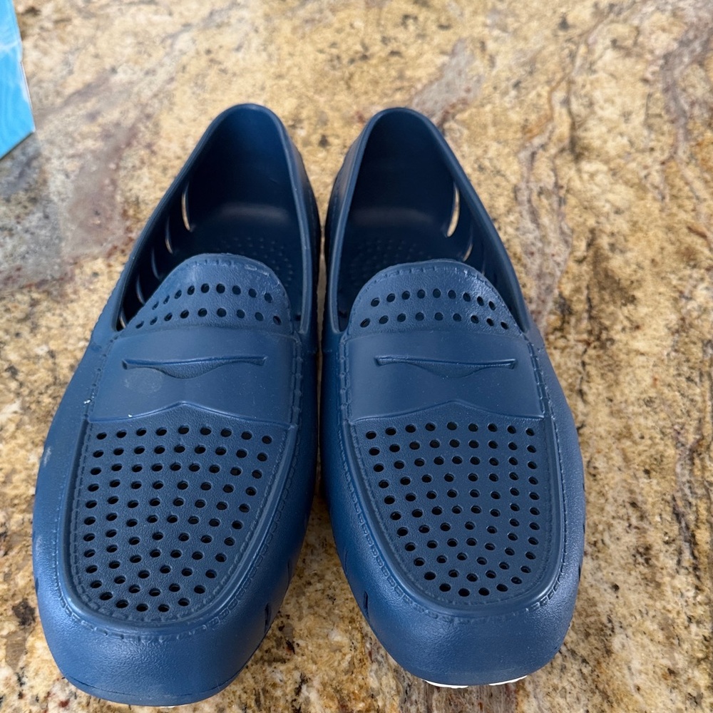 FLOAFERS Navy Blue Men's Loafers